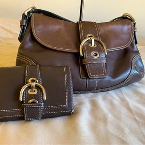 Coach, BOTH PIECES wallet and shoulder bag